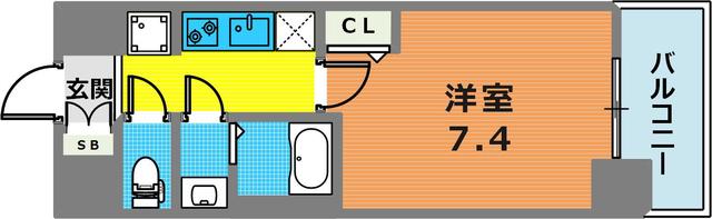 Cion KOBE WESTの間取り