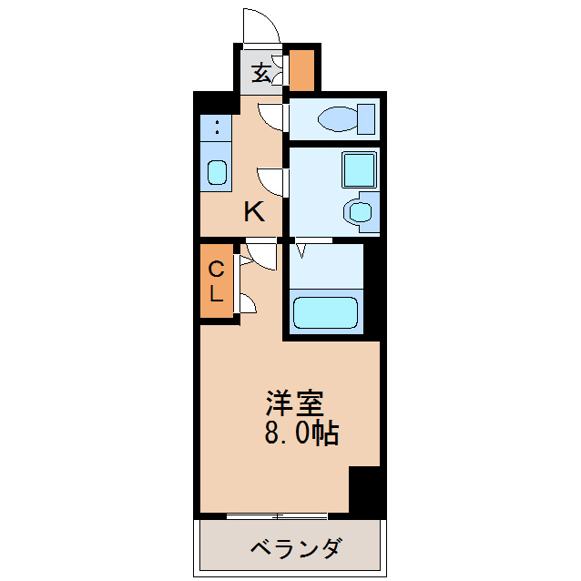 エスリード泉プライムの間取り