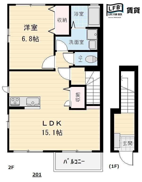 ハイム恩田の間取り