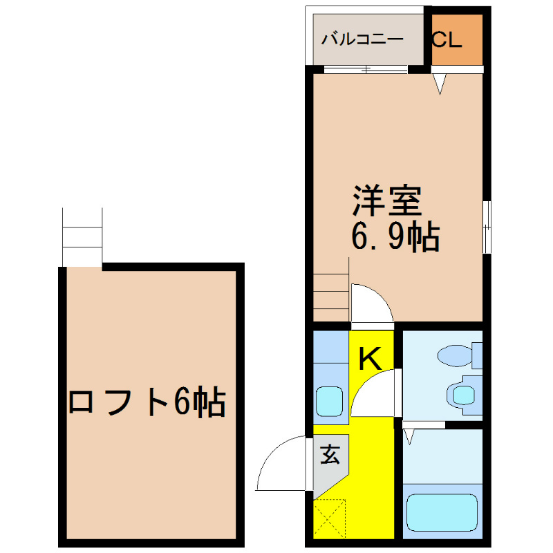 napio上小田井の間取り