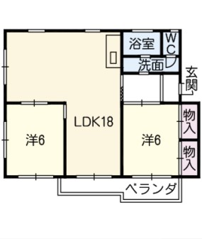 川口マンションの間取り