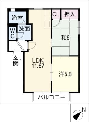 ジョイナス碧Ａ棟の間取り