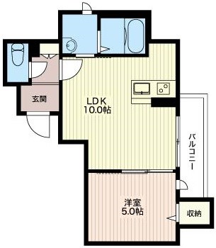 シャーメゾン小岩の間取り