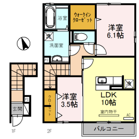 ルーチェ大和IIの間取り