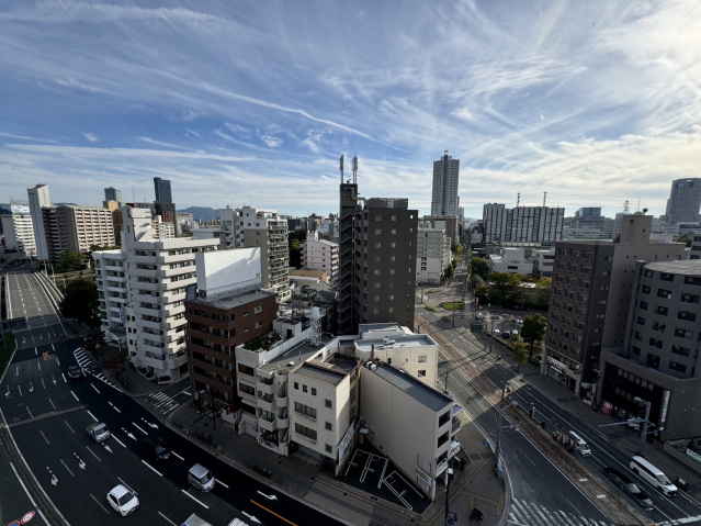 【東白島パークホームズの眺望】