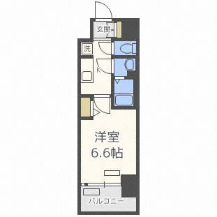 プレサンス上町台筆ヶ崎　ＮＯＲＴＨの間取り