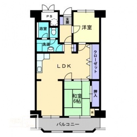 労住協第16ビルの間取り