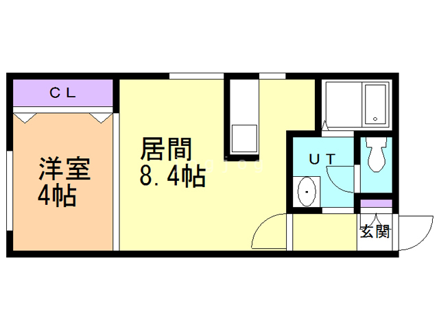 札幌市中央区南一条東のマンションの間取り