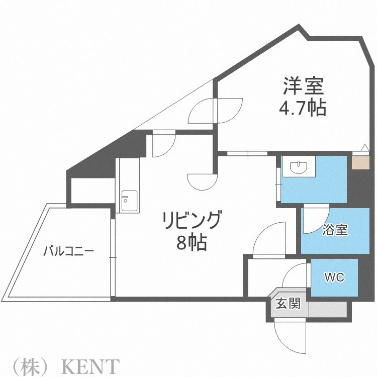 クラッセ円山　ＷＥＳＴの間取り