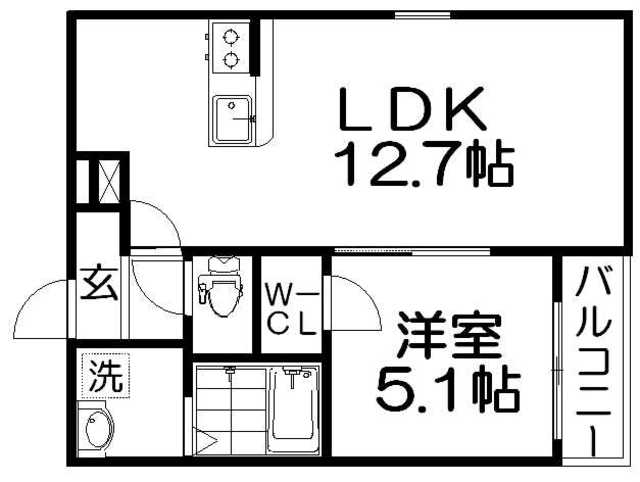 フジパレス萱島の間取り