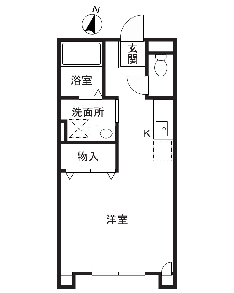 ピア長尾の間取り