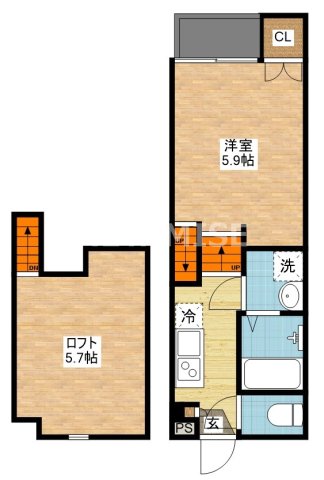 ミライ幸町の間取り