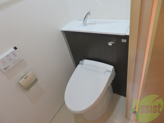 トイレ　トイレを撮影しました。清潔感にあふれています。