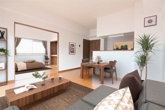 居室・リビング　※家具・家電はＣＧで合成しています