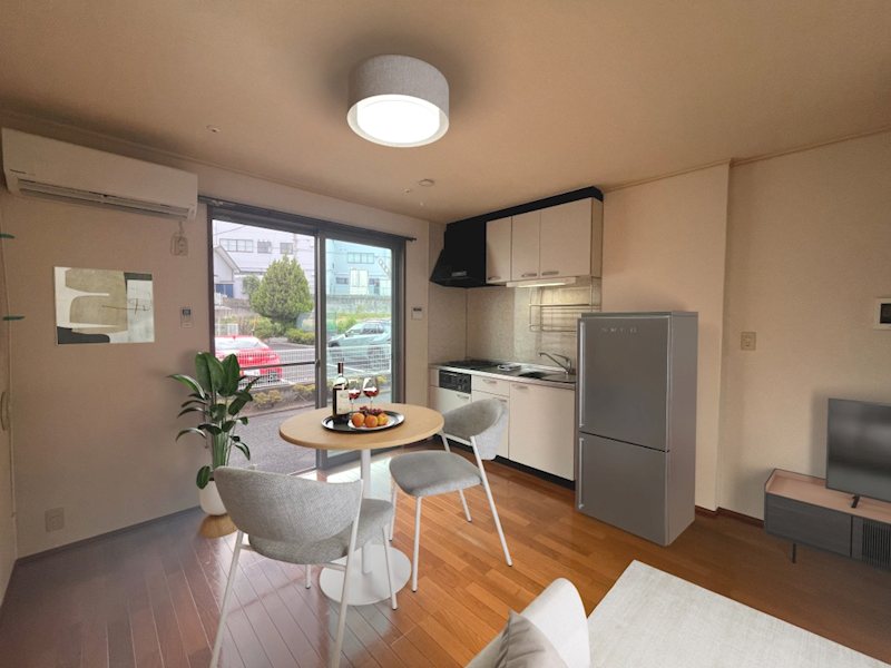 居室・リビング　ダイニングテーブルも置ける広さがあります。