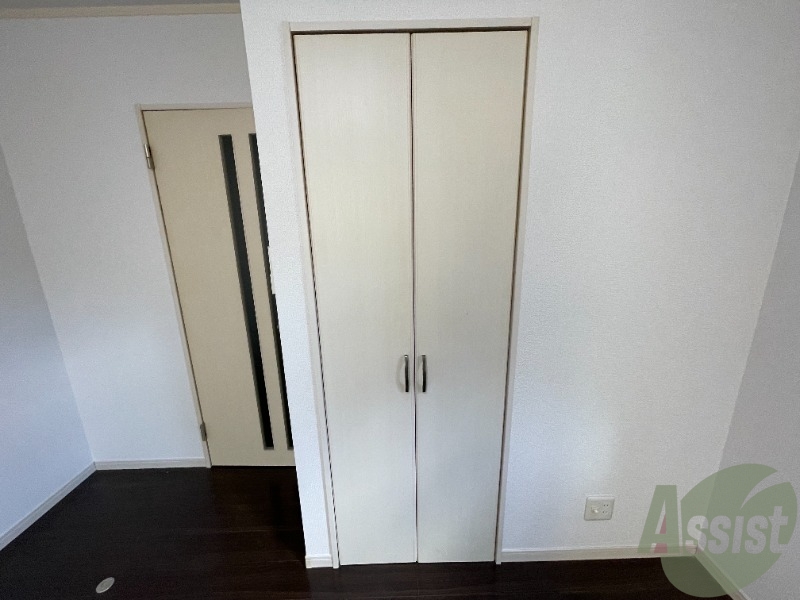 収納　クローゼット。荷物がたくさんあっても問題ないですね。