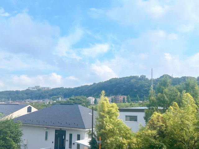 眺望　青空が広がっています！