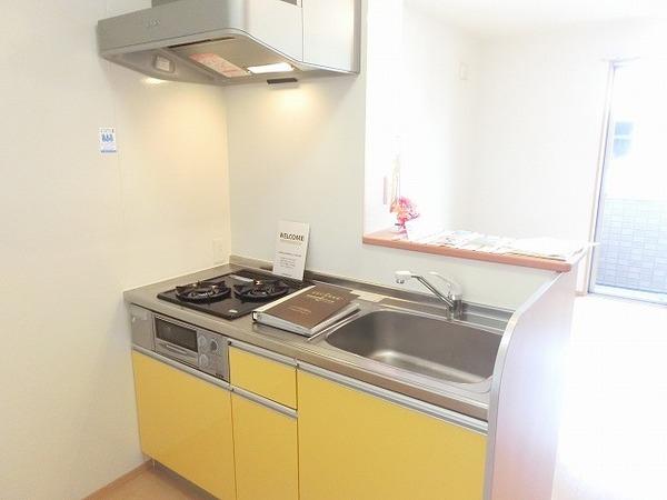 キッチン　２口ガスコンロ！