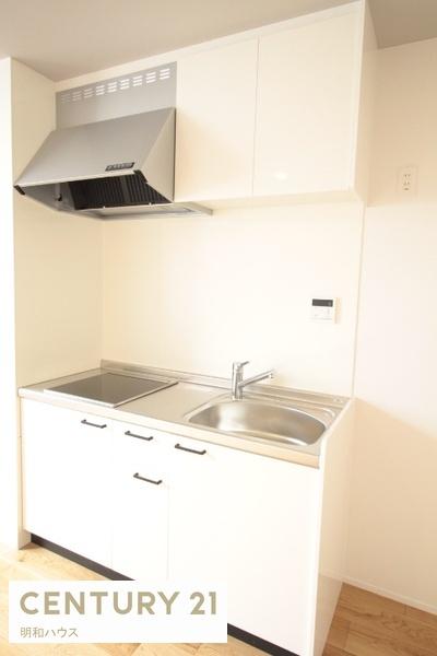 キッチン　2口IHコンロのキッチン