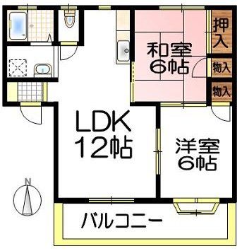 ランドパーク東手城の間取り写真