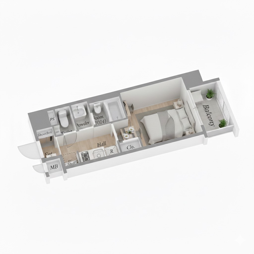 その他部屋・スペース　立体図