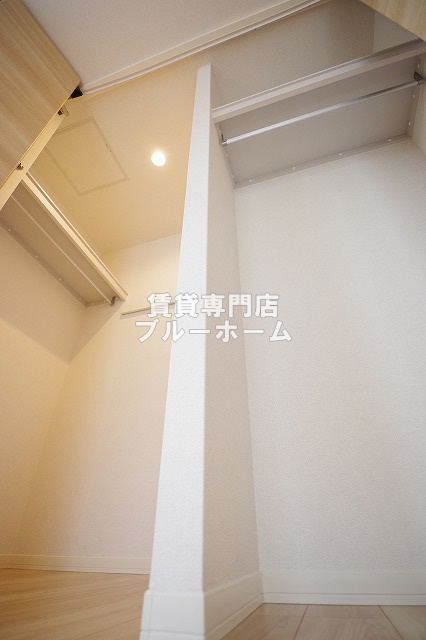 収納　大容量のウォークインクローゼット！