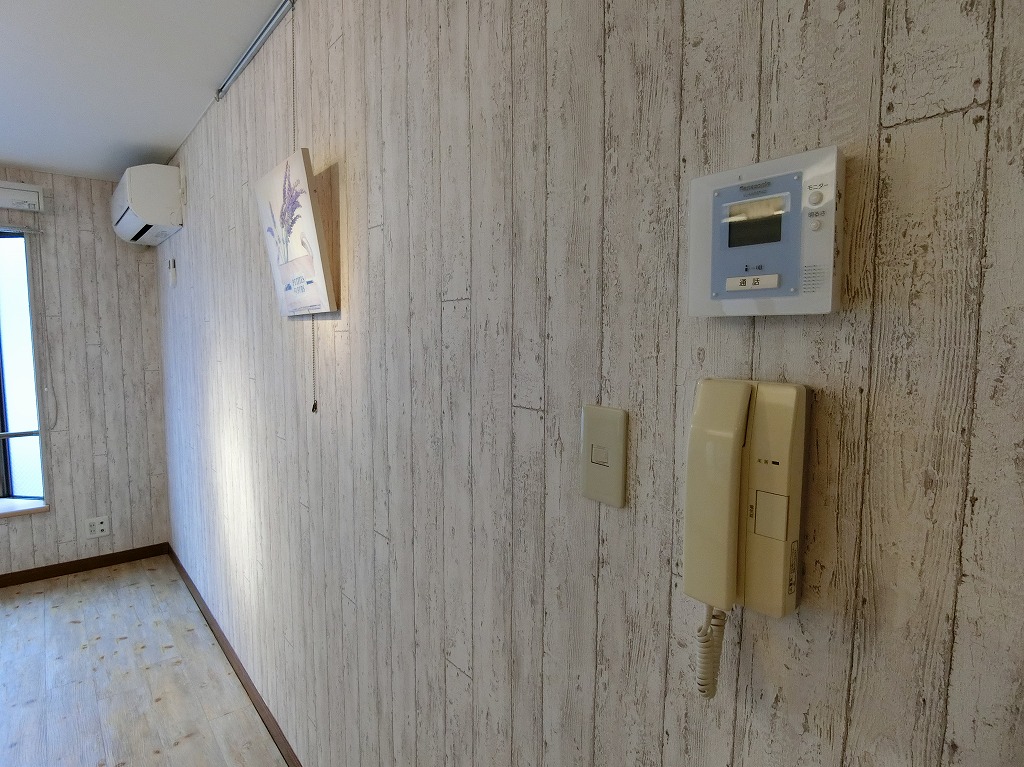 セキュリティ　安心のＴＶモニターフォン完備　ＡＬ解錠付き