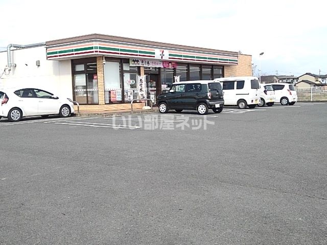 コンビニ　セブンイレブン 筑後西牟田店（コンビニ）まで500m