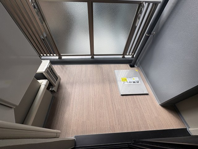 バルコニー　お洗濯にも便利なバルコニー付き