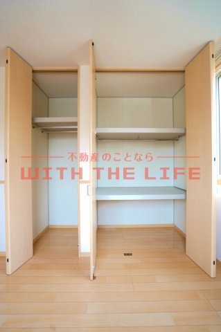 収納　たっぷりとした収納スペースです
