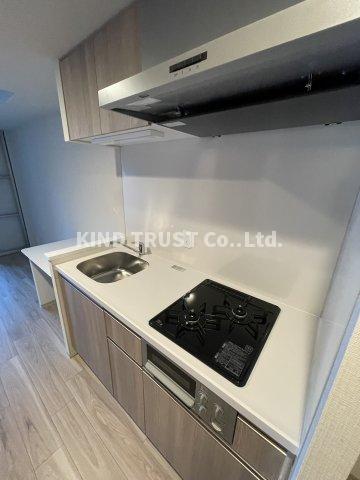 キッチン　コンパクトなキッチンで掃除もラクラク