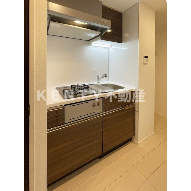 キッチン　コンパクトなキッチンで掃除もラクラク