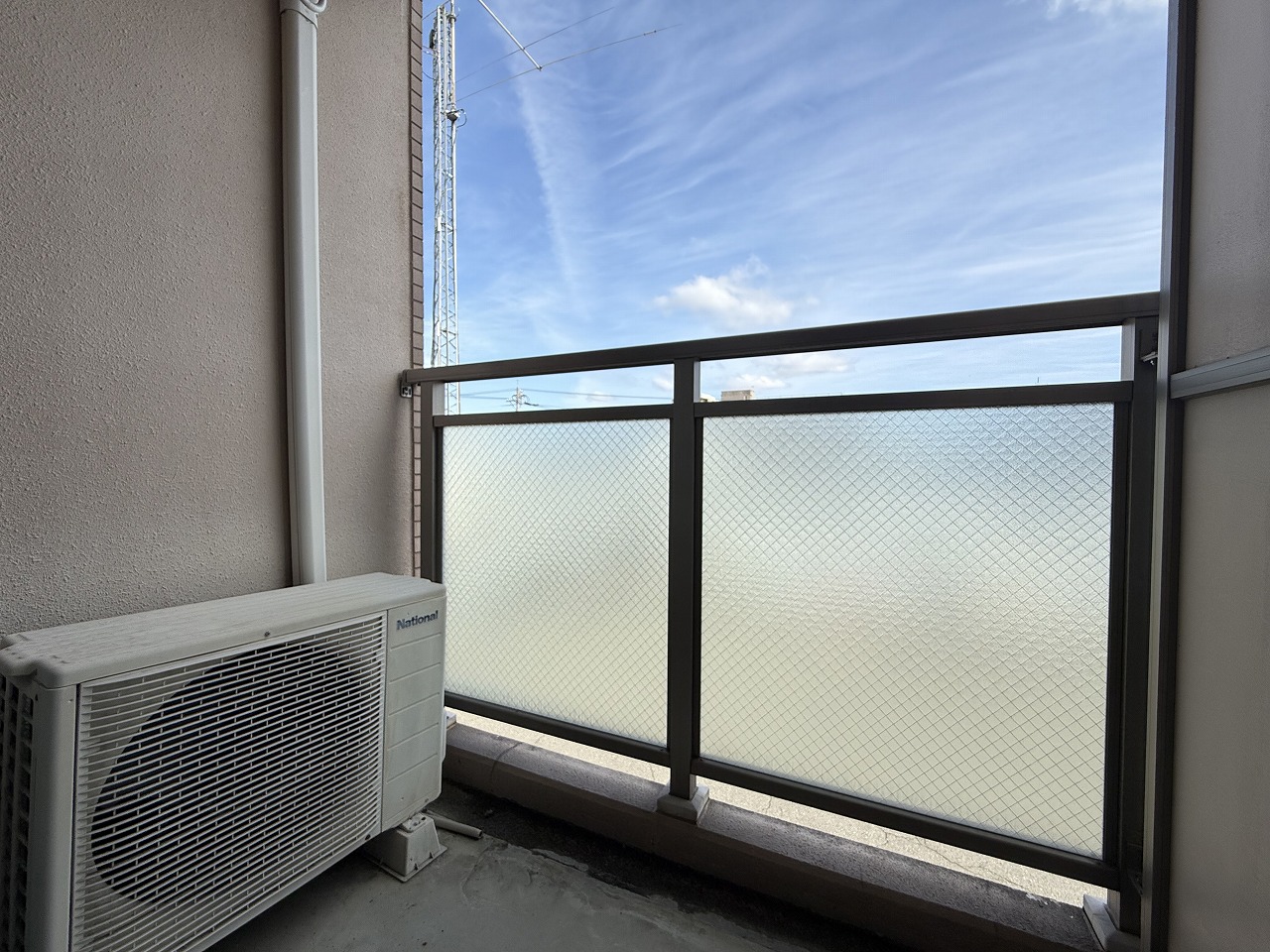 バルコニー　※写真は別部屋です。