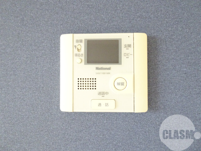 セキュリティ　訪問チェックができるモニターホン！