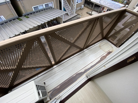 バルコニー　※別部屋の写真です