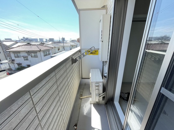 バルコニー　※別部屋の写真です