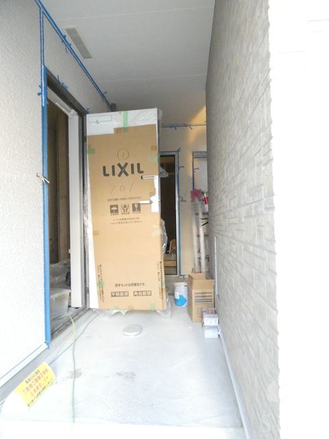 ロビー　建築中