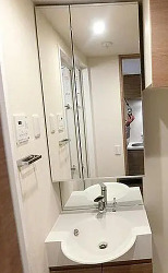 洗面設備　別タイプ部屋　参考写真です