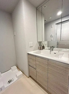 洗面設備　別タイプ部屋　参考写真です