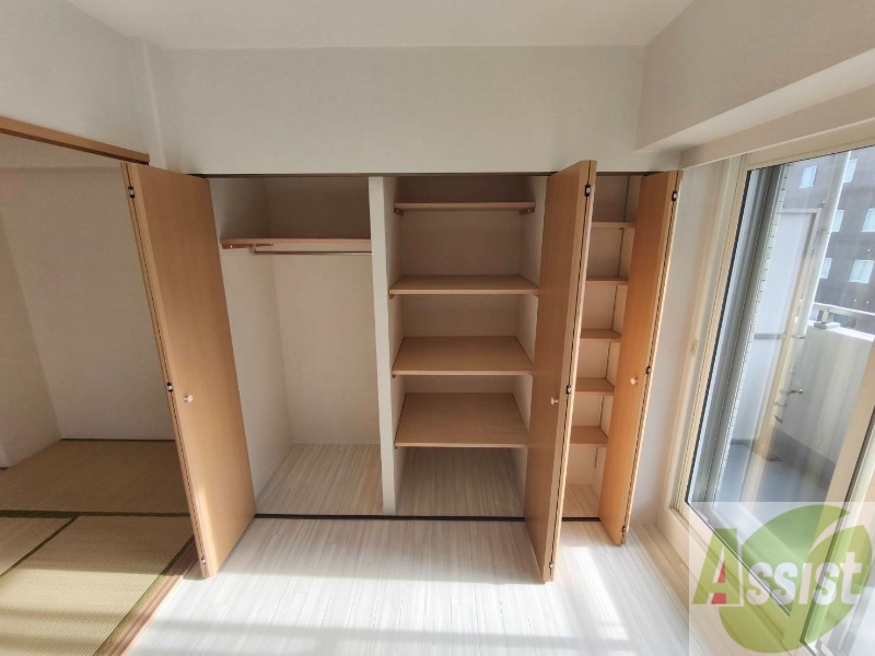 収納　収納です。部屋がすっきり片付きます。