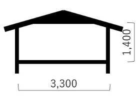 間取り図　屋根裏収納つき