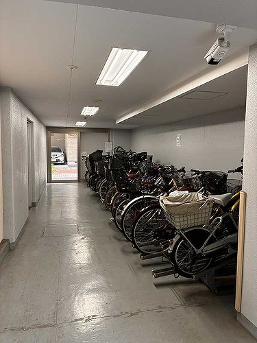 駐車場　駐輪場です