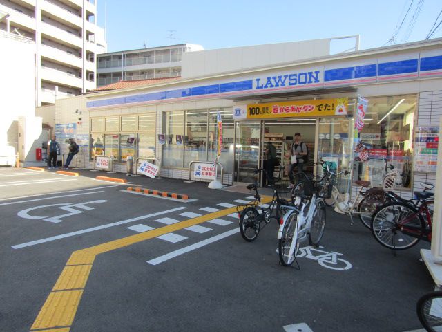 コンビニ　ローソン 北田辺二丁目店（コンビニ）まで203m