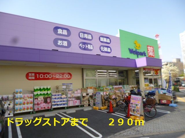 ドラックストア　ウェルパーク（ドラッグストア）まで290m