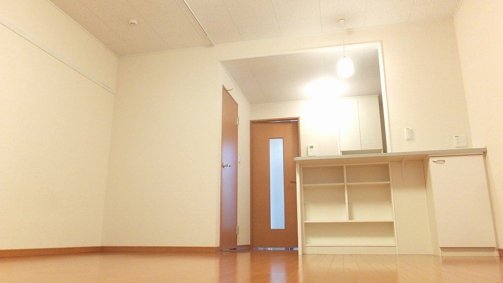 居室・リビング　人気のカウンターキッチン付きのお部屋です。