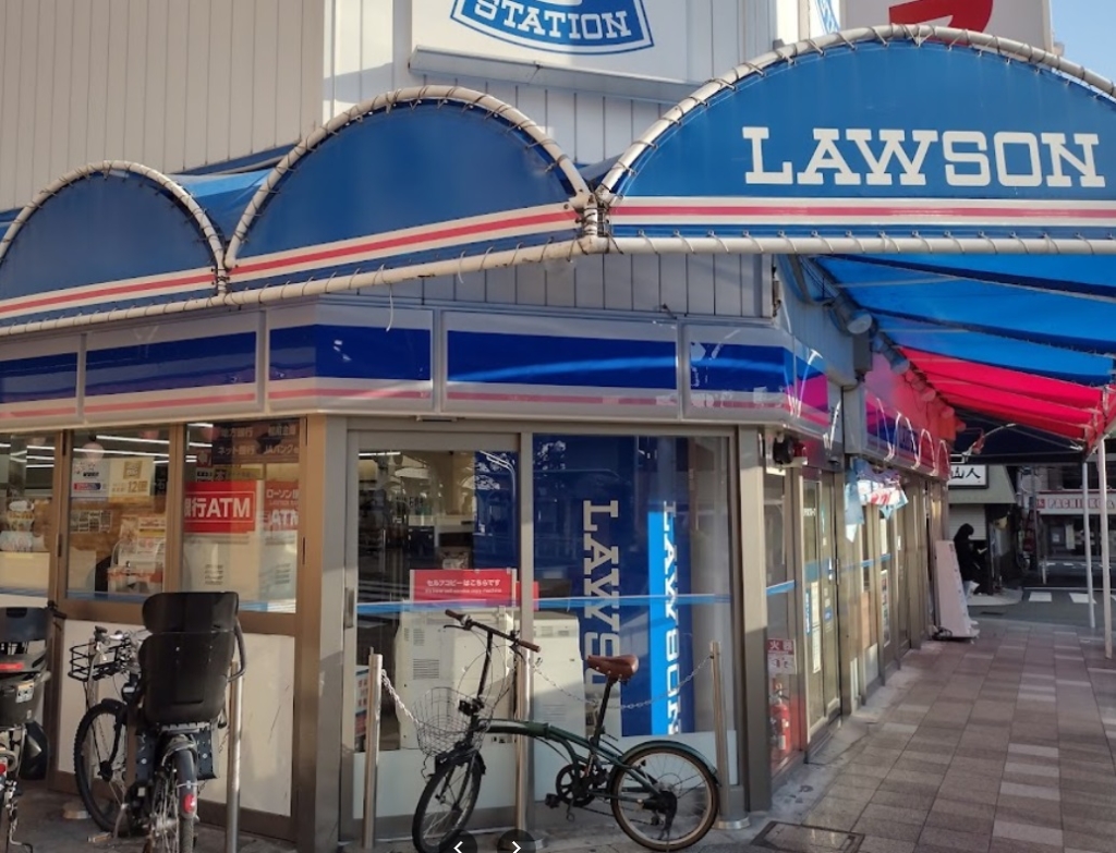 コンビニ　ローソン 阪神御影駅北店（コンビニ）まで102m