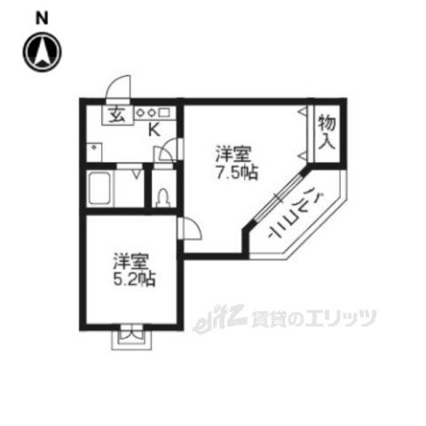 エクシード梅小路の間取り写真