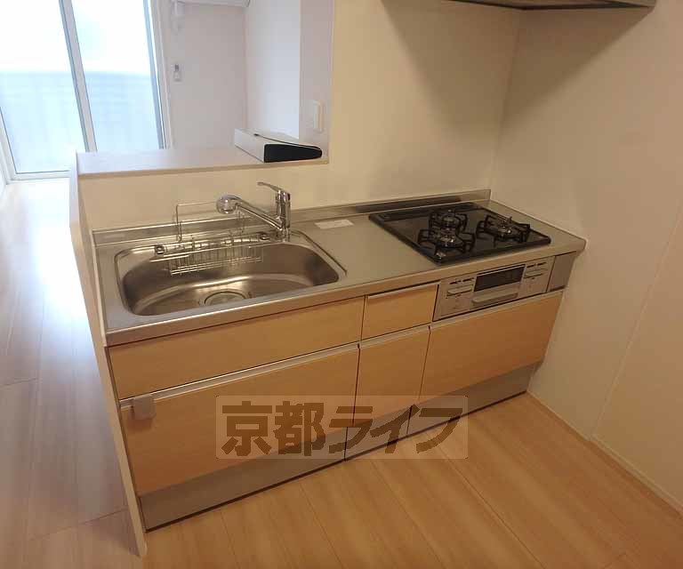 近鉄京都線 大久保駅 徒歩55分 2階建 築9年のキッチン写真