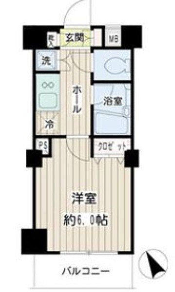 レジデンシャルスター山王ヒルズの間取り写真