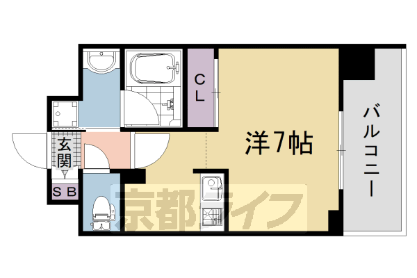 ベラジオ雅び西大路五条IIの間取り写真